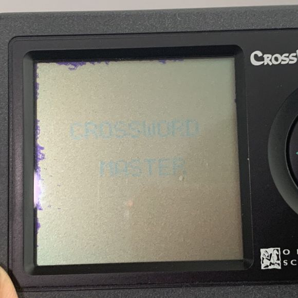 Oregon Scientific Crossword Pro Handheld Game Electronic Puzzle LB-1000B A9 - Picture 7 of 13